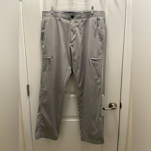 Haggar in motion straight fit the element mens stretch active pants size 36 x 30